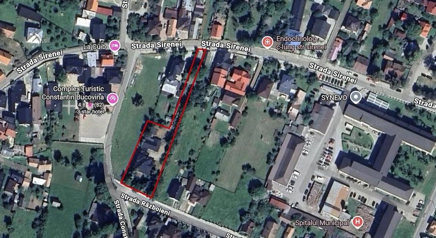 Casă cu Teren 1756 Mp în Central