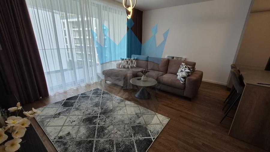 Apartament cu 2 camere semidecomandat, mobilat în Băneasa