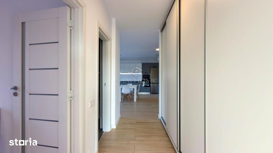 Apartament cu 3 camere semidecomandat, mobilat în Florești