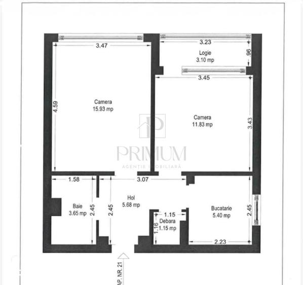 COMPLEX - 2 CAMERE - DECOMANDAT - CENTRALA PROPRIE - LIFT - ETAJ INTER - 4