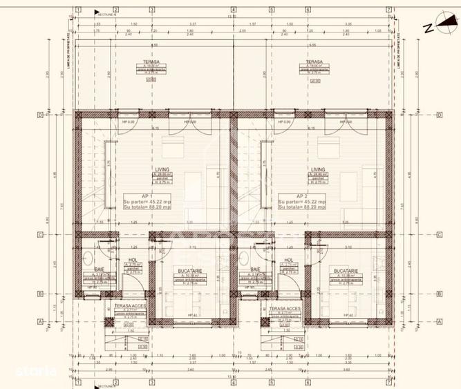 Casă cu 3 camere cu Teren 170000 Mp în Central