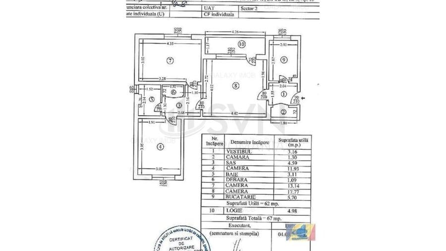 Apartament cu 3 camere semidecomandat, mobilat în Colentina