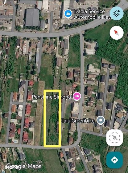 Teren de 2850 mp, în Zăvoi