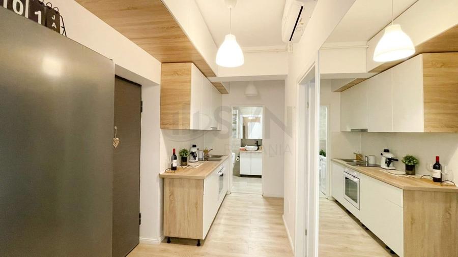 Apartament cu 3 camere semidecomandat, mobilat în Grozăvești
