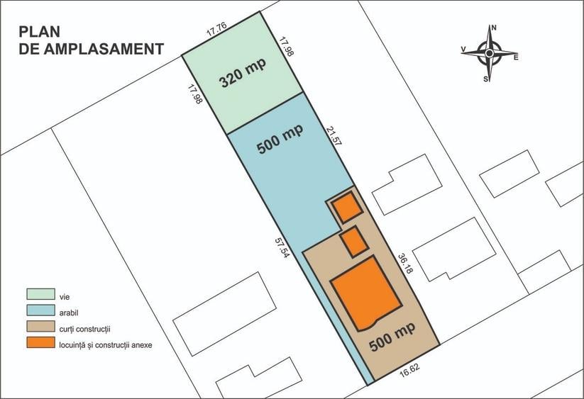 Casă cu 5 camere cu Teren 1320 Mp în Central