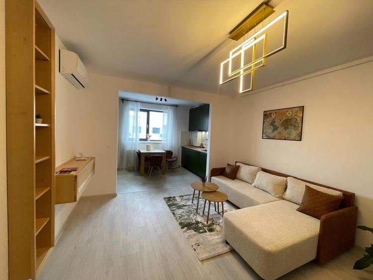 Apartament cu 2 camere semidecomandat, mobilat în Theodor Pallady