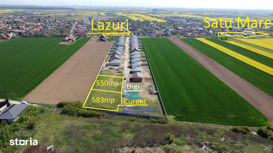 Teren de 583 mp, în Lazuri