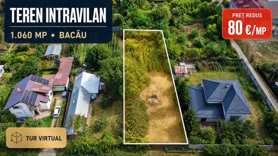 Teren Construcții de 1060 mp, în Republicii