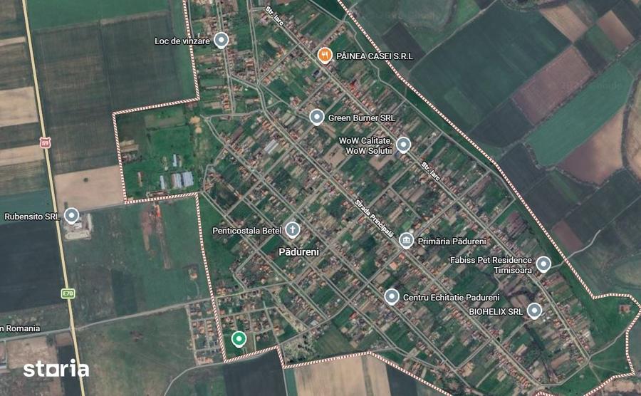 Teren de 887 mp, în Sud
