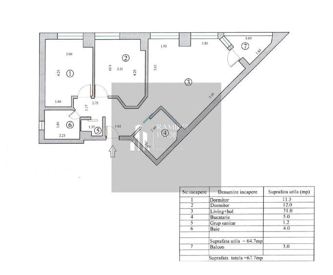 Apartament 3camere 68mp parter -Summerland -C1- in spate la One Mamaia - 5