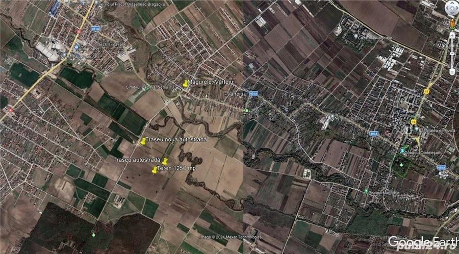 Teren de 1250 mp, în Sud