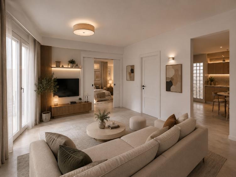 Apartament cu 3 camere semidecomandat în Cișmigiu