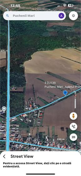 Teren de 3100 mp, în Puchenii Mari