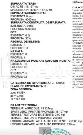 Teren Construcții intravilan de 15127 mp, în Gilău