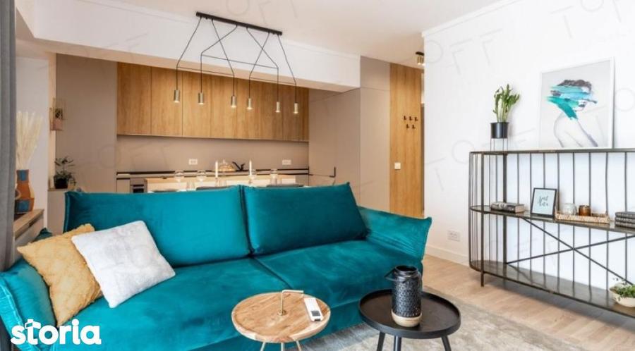 Apartament cu 3 camere, mobilat în Domenii