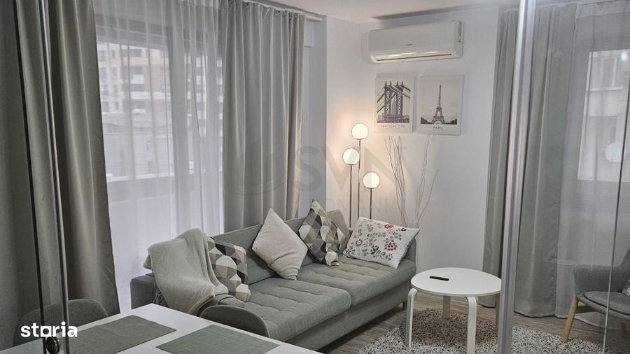 Apartament cu 2 camere semidecomandat, mobilat în Nerva Traian
