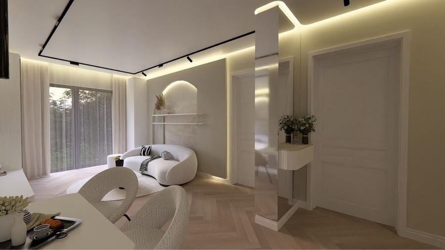 Apartament cu 2 camere semidecomandat în Corunca