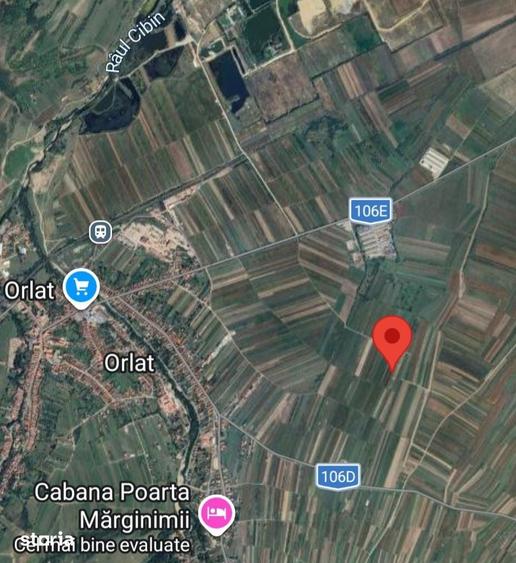 Vand teren extravilan in localitatea Orlat , Sibiu - 1