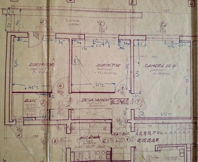 Apartament cu 3 camere decomandat în Circumvalațiunii