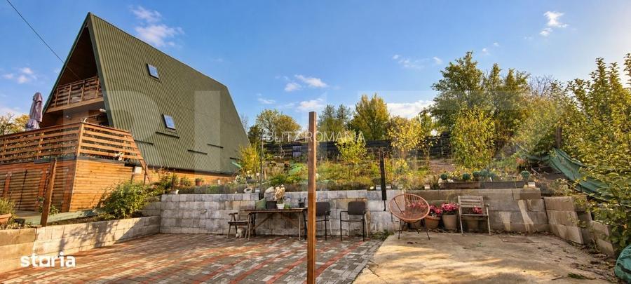 Casa A-Frame de vanzare Rediu | 78,20 mp suprafata utila | Teren 7