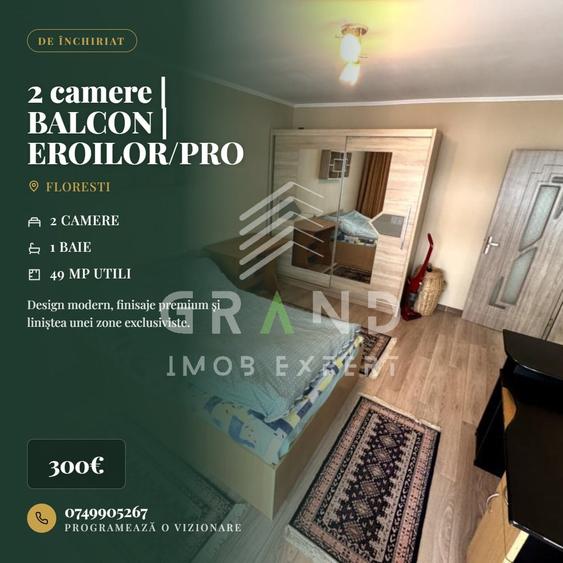 2 camere | BALCON | EROILOR/PROFI/FLORESTI - 1