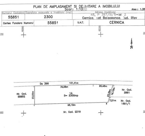 Teren Construcții intravilan de 2300 mp, în Centura Est