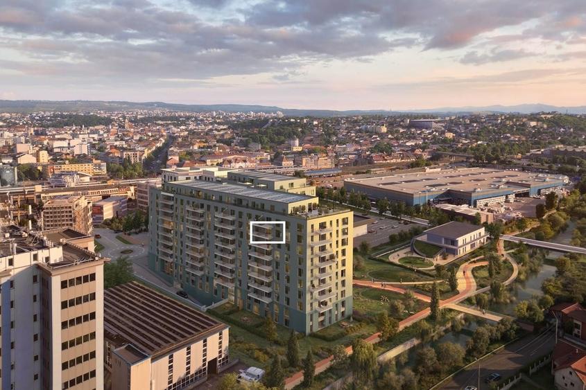 Apartament cu 2 camere semidecomandat în Vest