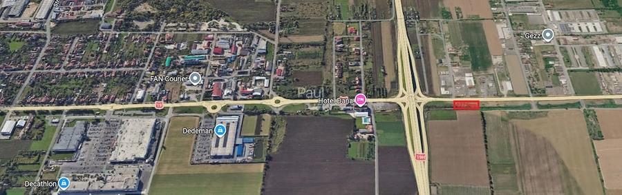 Vand teren pe Drumul Careiului langa nodul soselei de centura a Mun. Satu Mare - suprafata 2275 mp