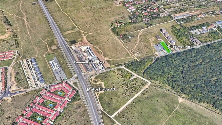 Teren Construcții intravilan de 2465 mp, în Vest