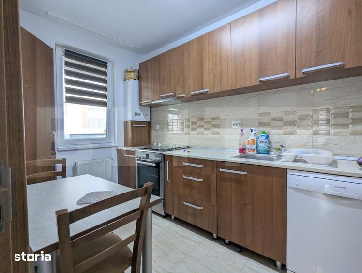 Apartament cu 3 camere, mobilat în Baciu