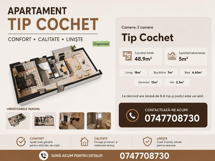 Apartament cu 2 camere decomandat în Păcurari