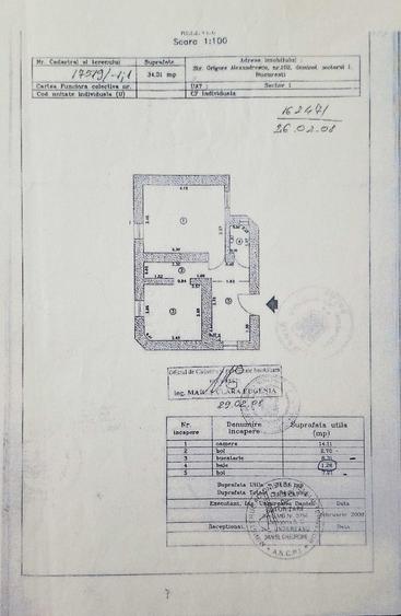 Apartament cu 2 camere decomandat în Dorobanți