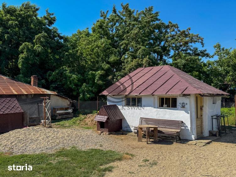 Casă cu 2 camere cu Teren 557 Mp în Gorgota