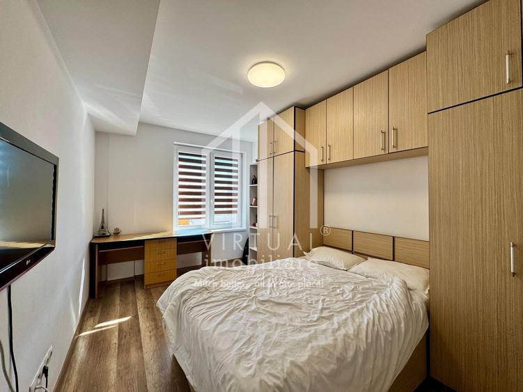 Apartament cu 4 camere semidecomandat, mobilat în Turnișor