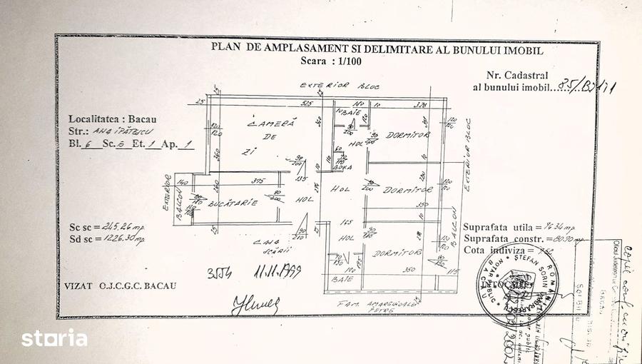 Apartament cu 4 camere decomandat în Bistrița Lac