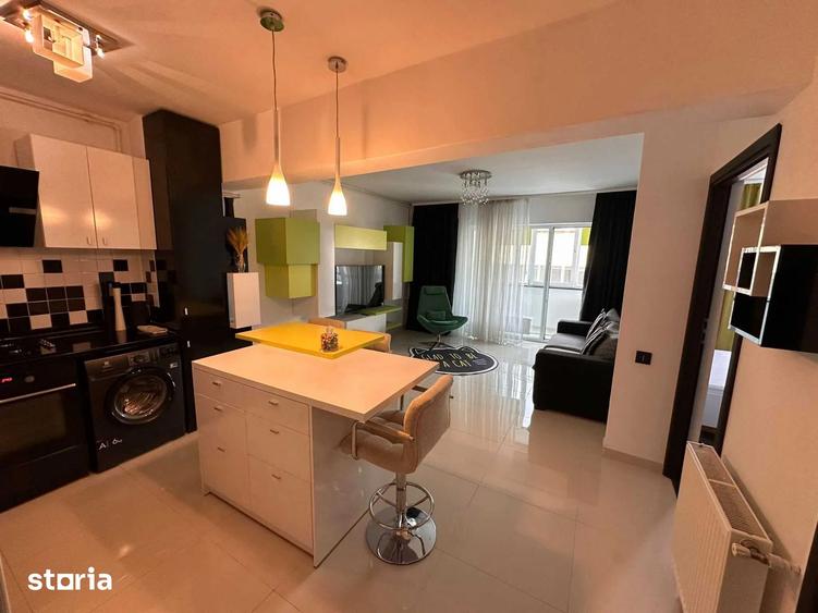 Apartament cu 2 camere, mobilat în Între Lacuri