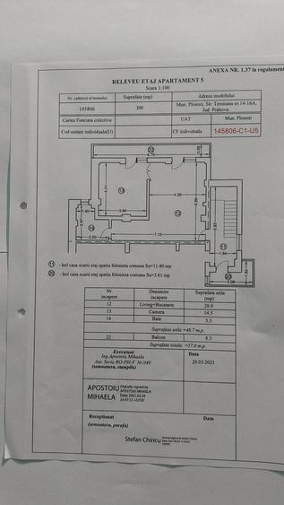 Apartament 2 camere în vila P+2+M construcție 2017+ curte interioară - 8