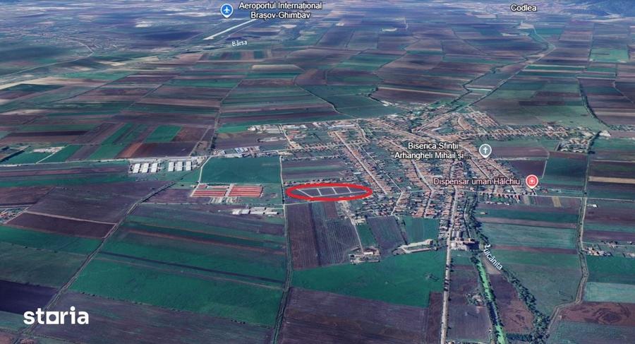 Teren intravilan cu PUZ si utilitati- 605 mp / Halchiu - 6