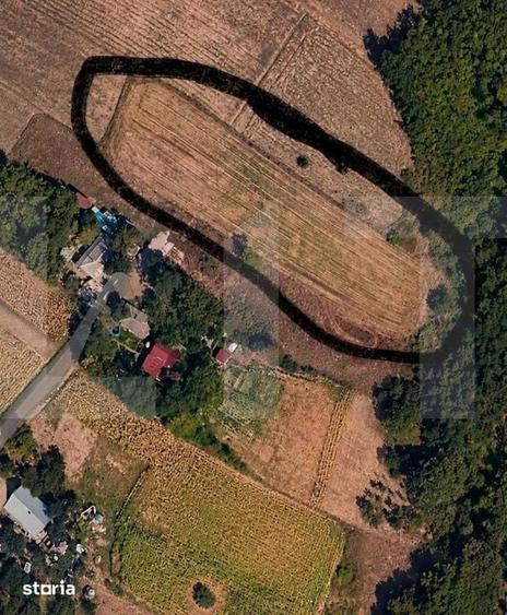 Teren de 1800 mp, în Curtești