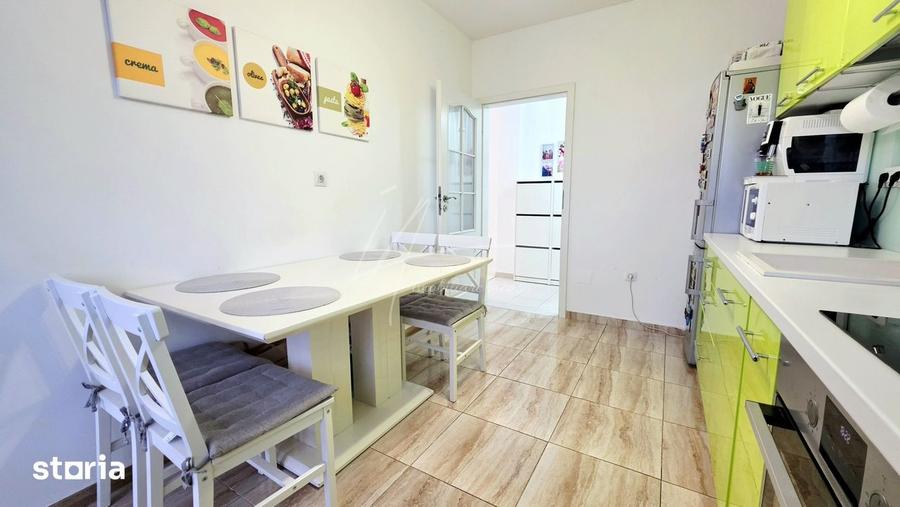 Apartament cu 3 camere, mobilat în Central