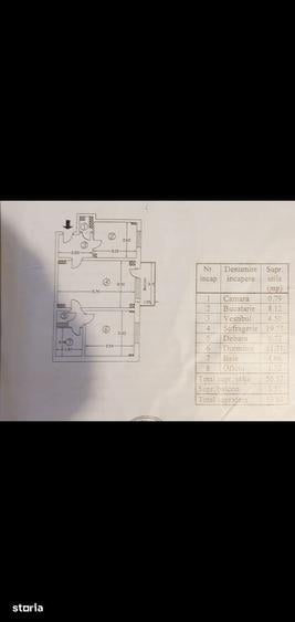 Apartament cu 2 camere semidecomandat în Grivița