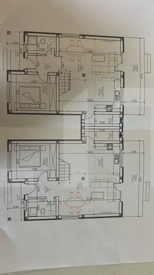 Duplex cu 4 camere cu Canalizare în Moșnița Nouă