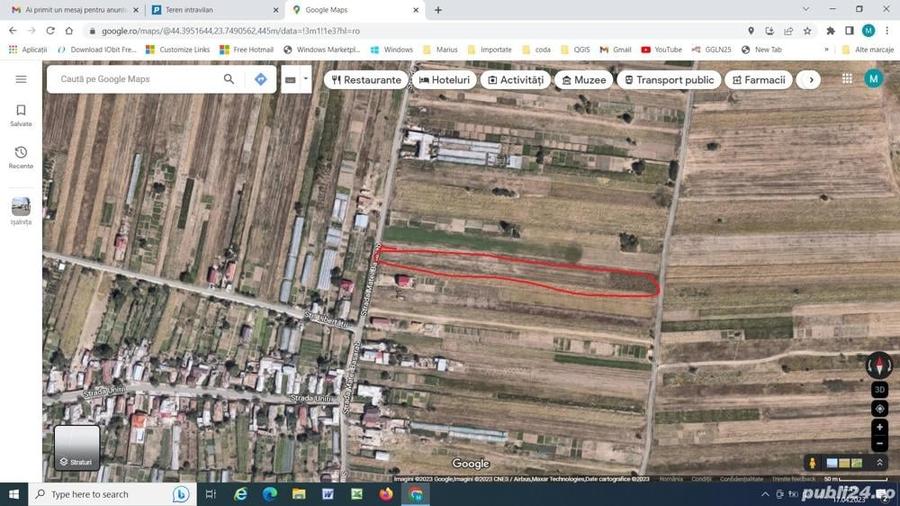 Teren de 3300 mp, în Ișalnița
