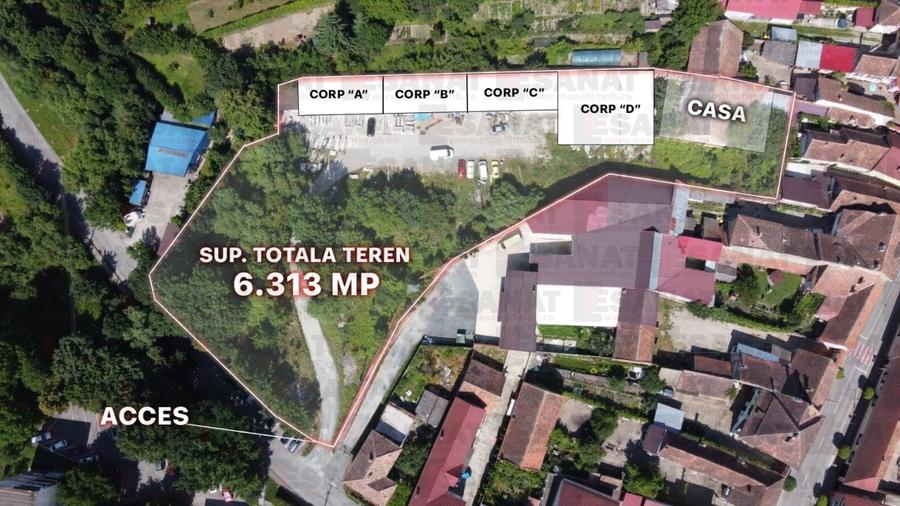 Teren Construcții intravilan de 6313 mp, în Ultracentral