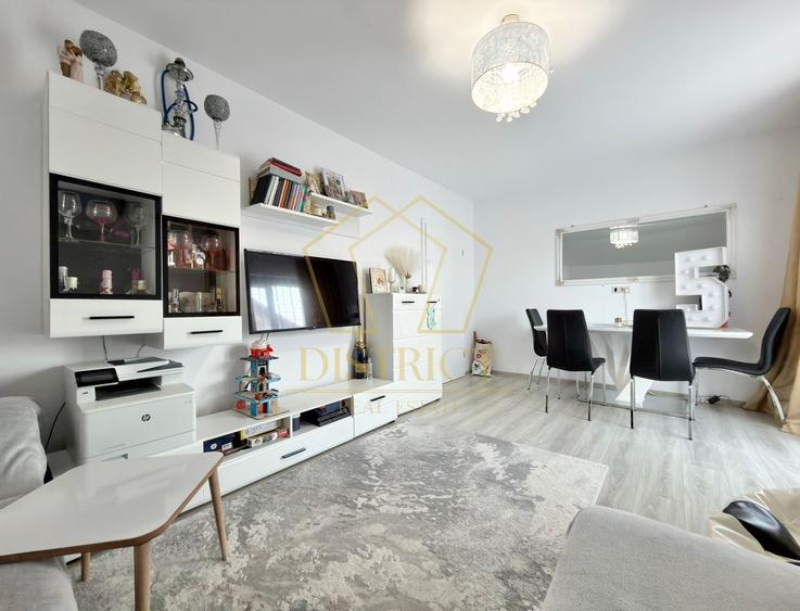 Apartament cu 2 camere semidecomandat, mobilat în Giroc