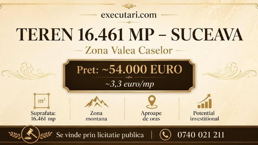 Teren de 16461 mp, în Central