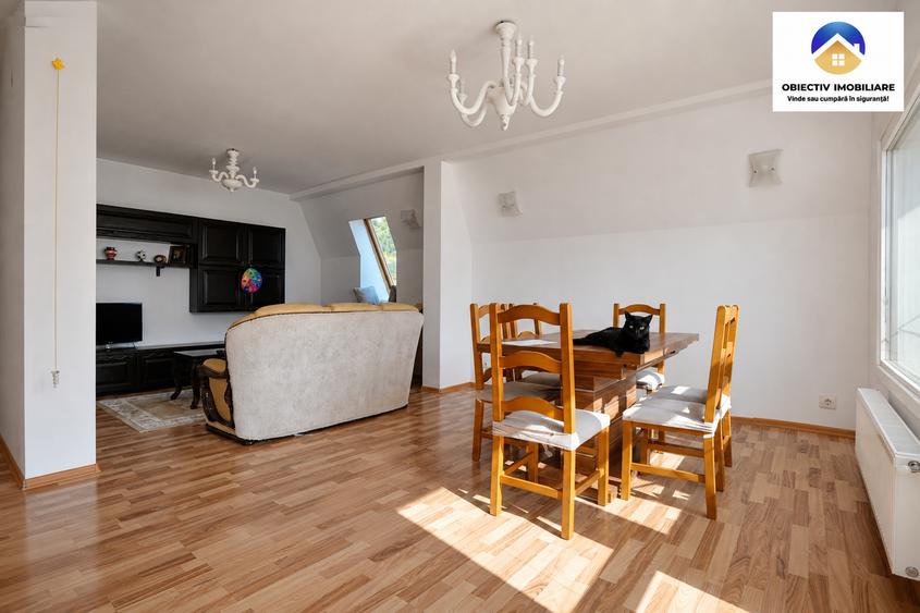 Apartament cu 3 camere semidecomandat în Central