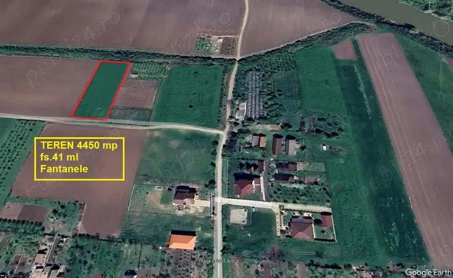 Teren de 4450 mp, în Fântânele