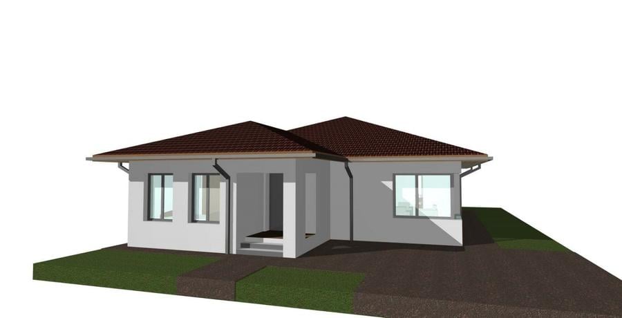 Casă individuală cu 4 camere cu Teren 384 Mp în Micești