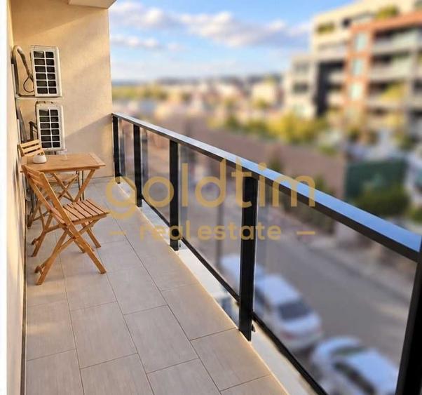Apartament cu 3 camere semidecomandat, mobilat în Pipera